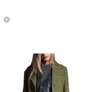 Walter Baker Olive Green Blazer& pleated skirt size small NWT